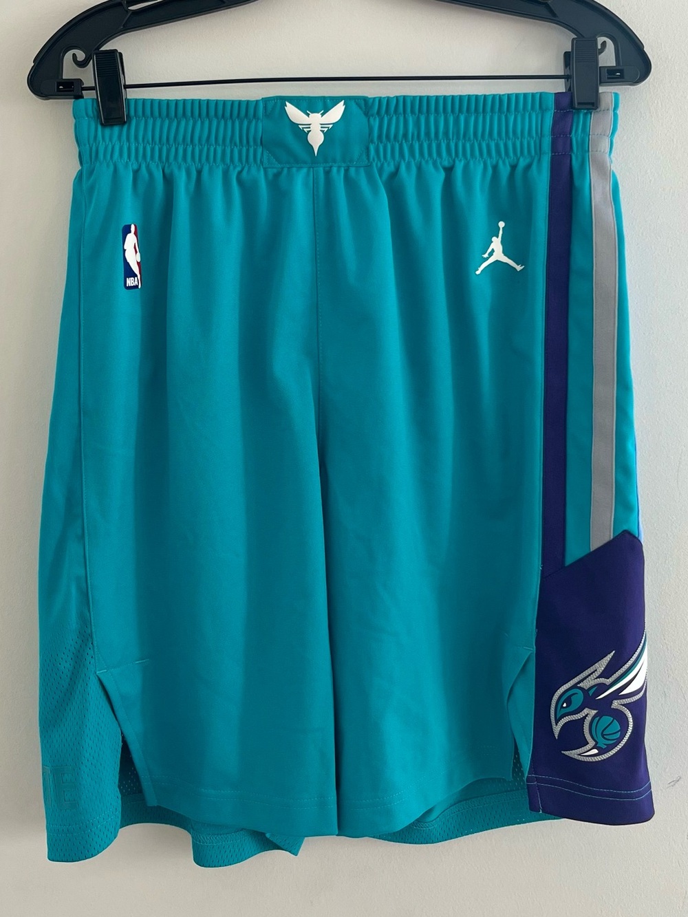 Nike Jordan NBA Charolette Hornets Men's Athletic Training Shorts NWT
